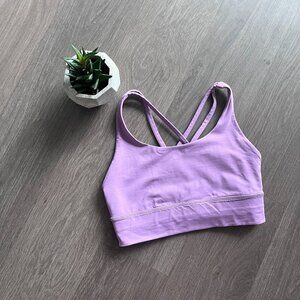Lululemon Lilac Light Support Sports Bra